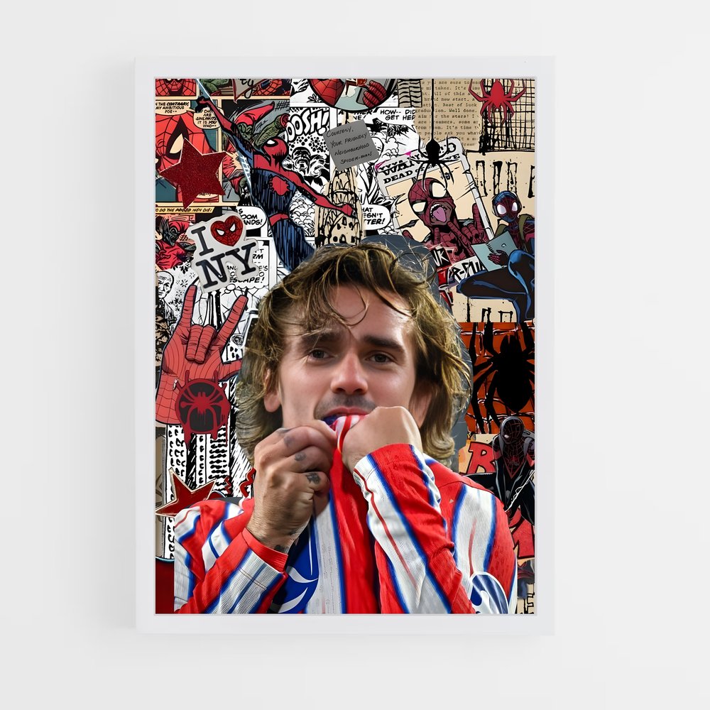 Poster Graffiti Griezmann (vue 3)